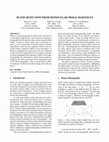 Research paper thumbnail of Plane detection from monocular image sequences