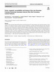 Research paper thumbnail of Facies, magnetic susceptibility and timing of the Late Devonian Frasnian/Famennian boundary interval (Xom Nha Formation, Central Vietnam)