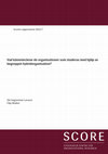 Research paper thumbnail of Segnestam Larsson, O. & Wollter, F. (2021) Vad kännetecknar de organisationer som studeras med hjälp av begreppet hybridorganisation? Stockholm: Score.