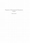 Research paper thumbnail of Fragments of Environmental Management Studies