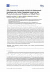 Research paper thumbnail of Zinc Tantalum Oxynitride (ZnTaO₂N) Photoanode Modified with Cobalt Phosphate Layers for the Photoelectrochemical Oxidation of Alkali Water