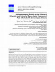 Research paper thumbnail of Histopathological Studies on the Effects of Ethanolic Leaf Extract of Senna italica Treatment of Rats Infected with Hymenolepis diminuta