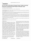 Research paper thumbnail of Sero Prevalence of Brucellosis in Pregnant Women Visiting Gynaecology Department of Kathmandu Model Hospital, Kathmandu, Nepal