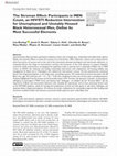 Research paper thumbnail of The Stroman Effect: Participants in MEN Count, an HIV/STI Reduction Intervention for Unemployed and Unstably Housed Black Heterosexual Men, Define Its Most Successful Elements