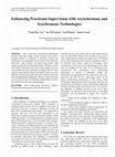 Research paper thumbnail of Enhancing Practicum Supervision with Asynchronous and Synchronous Technologies