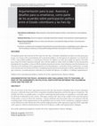 Research paper thumbnail of Argumentación para la paz. Avances y desafíos para su enseñanza, como parte de los acuerdos sobre participación política entre el Estado colombiano y las Farc-Ep