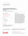 Research paper thumbnail of Le parcours scolaire des enfants victimes de maltraitance parentale : recension d’études entre 2007 et 2014