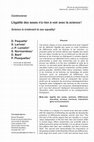 Research paper thumbnail of L’égalité des sexes n’a rien à voir avec la science !