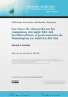 Research paper thumbnail of Las leyes de educación en los comienzos del siglo XXI: del neoliberalismo al postconsenso de Washington en América del Sur