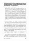 Research paper thumbnail of Bohemian Manchester, Moravian Klondike and Silesian Versailles: Attributive structures of foreign place names in contemporary Czech journalism