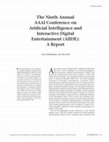 Research paper thumbnail of The Ninth Annual AAAI Conference on Artificial Intelligence and Interactive Digital Entertainment (AIIDE): A Report