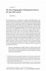 Research paper thumbnail of The Three Hagiographies: Writing about Saints in the Age of the Council, in A Companion to Pietro Aretino, ed. by Marco Faini-Paola Ugolini, Leiden-Boston, Brill, 2021, pp. 329-369