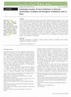 Research paper thumbnail of Community structure of insect herbivores is driven by conservatism, escalation and divergence of defensive traits in Ficus