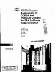 Research paper thumbnail of Assessment of CORBA and POSIX.21 Designs for FAA En Route Resectorization