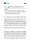 Research paper thumbnail of Thermal and Exergetic Analysis of the Goswami Cycle Integrated with Mid-Grade Heat Sources