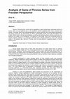 Research paper thumbnail of Analysis of Game of Thrones Series from Freudian Perspective