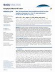 Research paper thumbnail of New Archeomagnetic Directional Records From Iron Age Southern Africa (ca. 425-1550 CE) and Implications for the South Atlantic Anomaly