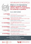 Research paper thumbnail of SEMINARI DI RICERCA Marx e il marxismo. Natura umana, lavoro, storia. Marx e il marxismo tra scienza e politica - ottobre-dicembre 2021