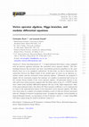 Research paper thumbnail of Vertex operator algebras, Higgs branches, and modular differential equations