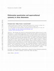 Research paper thumbnail of Deformation Quantization and Superconformal Symmetry in Three Dimensions