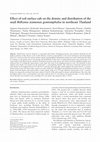 Research paper thumbnail of Effect of soil surface salt on the density and distribution of the snail Bithynia siamensis goniomphalos in northeast Thailand