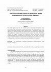 Research paper thumbnail of The role of work stress on individual work performance: Study in civil servants