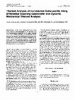 Research paper thumbnail of Thermal analysis of commercial Gutta-percha using differential scanning calorimeter and dynamic mechanical thermal analysis