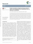 Research paper thumbnail of Carbon nanodots as ligand exchange probes in Au@C-dot nanobeacons for fluorescent turn-on detection of biothiols