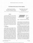 Research paper thumbnail of On technical security issues in cloud computing