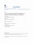 Research paper thumbnail of V2O5/Mesoporous Carbon Composite as a Cathode Material for Lithium-ion Batteries