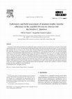 Research paper thumbnail of Laboratory and field assessment of uranium trophic transfer efficiency in the crayfish fed the bivalve