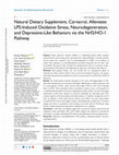 Research paper thumbnail of Natural Dietary Supplement, Carvacrol, Alleviates LPS-Induced Oxidative Stress, Neurodegeneration, and Depressive-Like Behaviors via the Nrf2/HO-1 Pathway