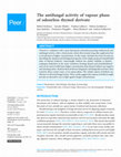 Research paper thumbnail of The antifungal activity of vapour phase of odourless thymol derivate