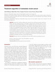 Research paper thumbnail of Treatment algorithm of metastatic rectal cancer