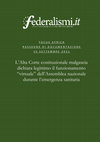 Research paper thumbnail of L’Alta Corte costituzionale malgascia dichiara legittimo il funzionamento “virtuale” dell’Assemblea nazionale durante l’emergenza sanitaria