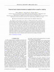 Research paper thumbnail of Numerical study of pattern formation in compliant surfaces scraped by a rigid tip