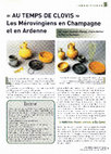 Research paper thumbnail of Charpy J.-J., Bellier C., Cattelain P. - 2004. « Au temps de Clovis ». Les Mérovingiens en Champagne et en Ardenne. L’Archéologue, Archéologie Nouvelle, 69 : 19-31.