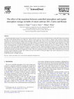 Research paper thumbnail of The effect of the transition between controlled atmosphere and regular atmosphere storage on bulbs of onion cultivars SS1, Carlos and Renate