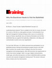 Research paper thumbnail of Why the Boardroom Needs to Visit the Battlefield: Using the lessons of historic battlefields to teach 21st century leadership.