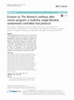 Research paper thumbnail of Erratum to: The Women's wellness after cancer program: a multisite, single-blinded, randomised controlled trial protocol