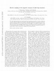 Research paper thumbnail of Electric coupling to the magnetic resonance of split ring resonators