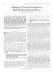 Research paper thumbnail of Damping of Torsional Vibrations in High-Dynamic Industrial Drives