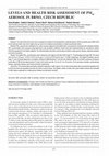 Research paper thumbnail of Levels and Health Risk Assessment of PM10 Aerosol in Brno, Czech Republic