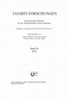 Research paper thumbnail of MATOÏAN V., 2019 « Le char de la victoire. Nouvelle analyse du décor du sceau-cylindre RS 29.113 », Ugarit-Forschungen 50, p. 201-239.