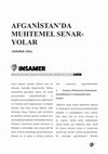 Research paper thumbnail of Afganistanda muhtemel senaryolar