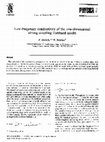 Research paper thumbnail of Low-frequency conductivity of the one-dimensional strong coupling Hubbard model