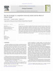 Research paper thumbnail of The role of storage in a competitive electricity market and the effects of climate change