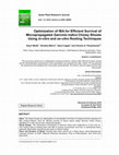 Research paper thumbnail of Optimization of IBA for Efficient Survival of Micropropagated Garcinia indica Choisy Shoots Using in-vitro and ex-vitro Rooting Techniques