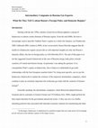 Research paper thumbnail of Intermediaries in Russia's Gas Trade: What Do They Tell Us about Russia’s Foreign Policy and Domestic Regime?