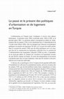 Research paper thumbnail of Le passé et le présent des politiques d’urbanisation et de logement en Turquie